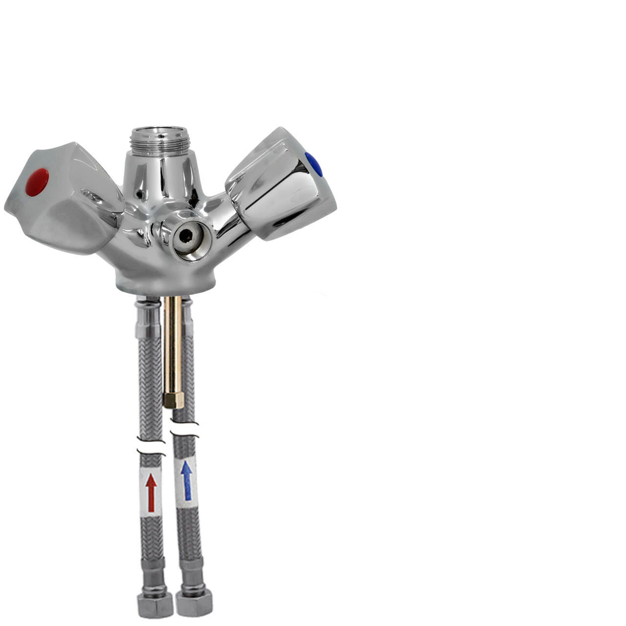 Einlochbatterie zu Thekenarmatur