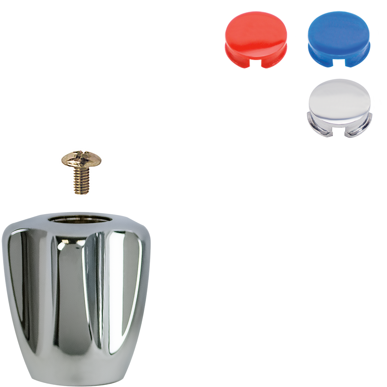 Pentachrom-Metallgriff mittel zu 3/8"