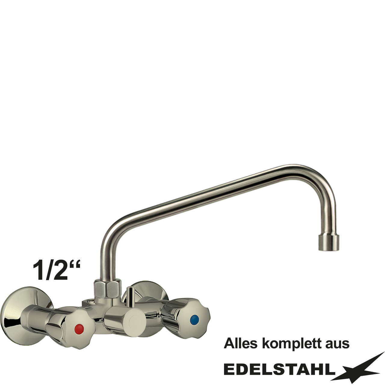 vaxia Wandbatterie 1/2" Abgang 1/2" AG