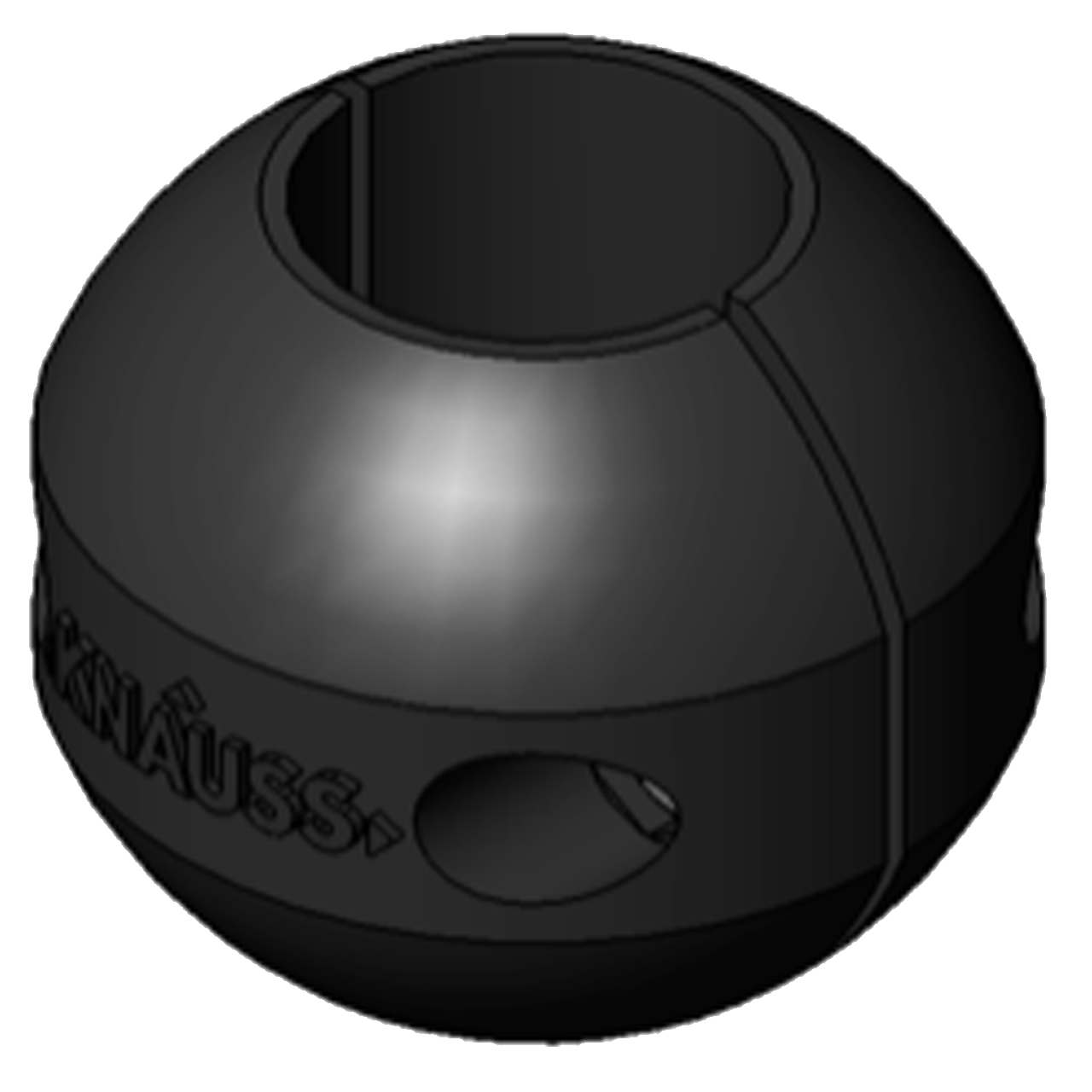 Aufrollstopper Kst. schwarz