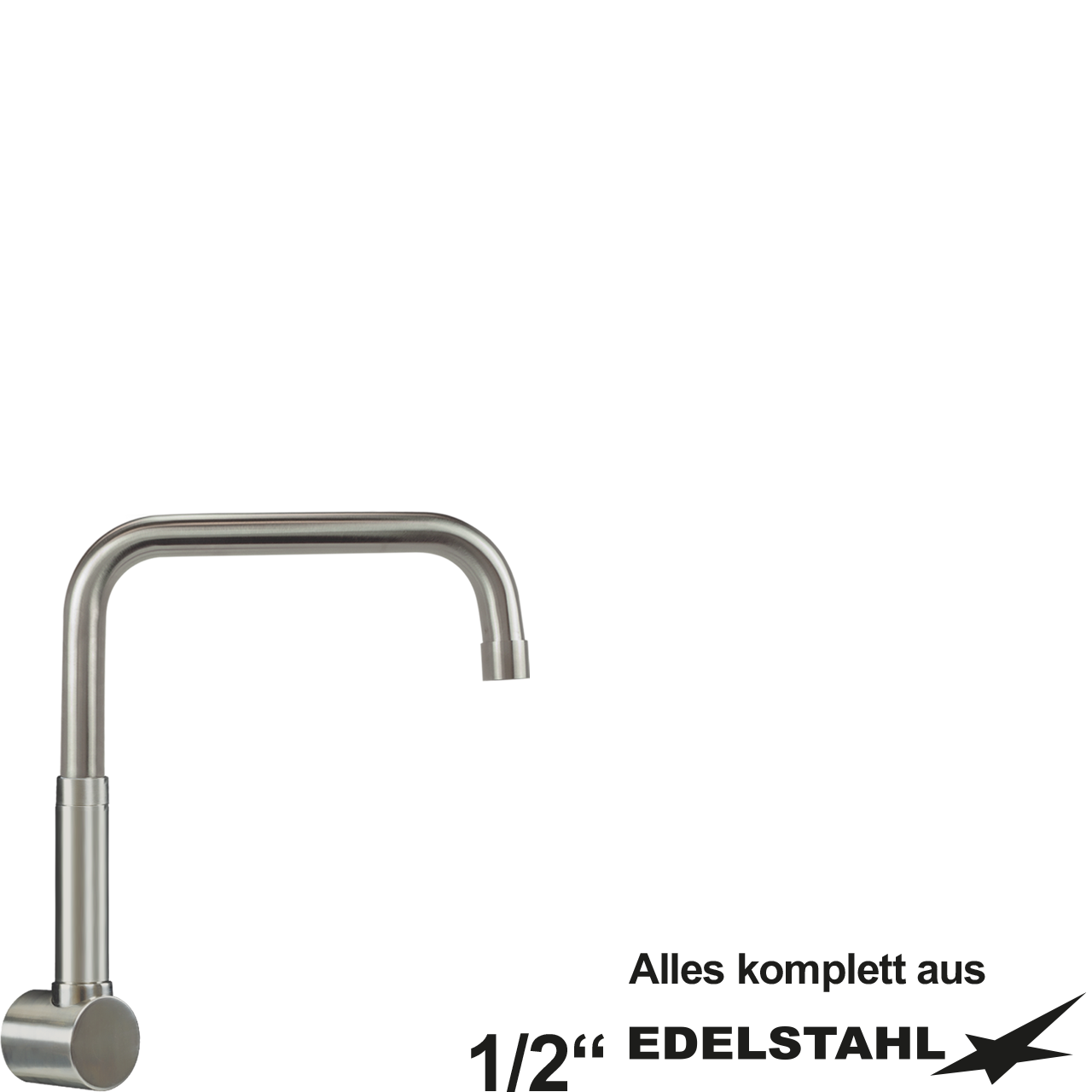 pro Wand-Rohrauslauf oben 1/2"