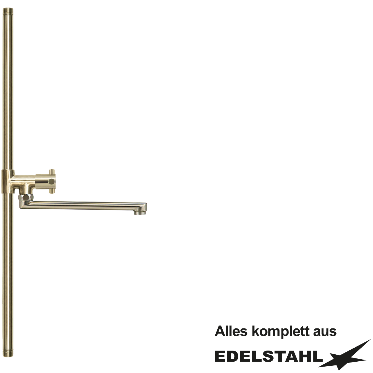 Standrohr neu Ø 20,4 mm mit V2A-Ventil