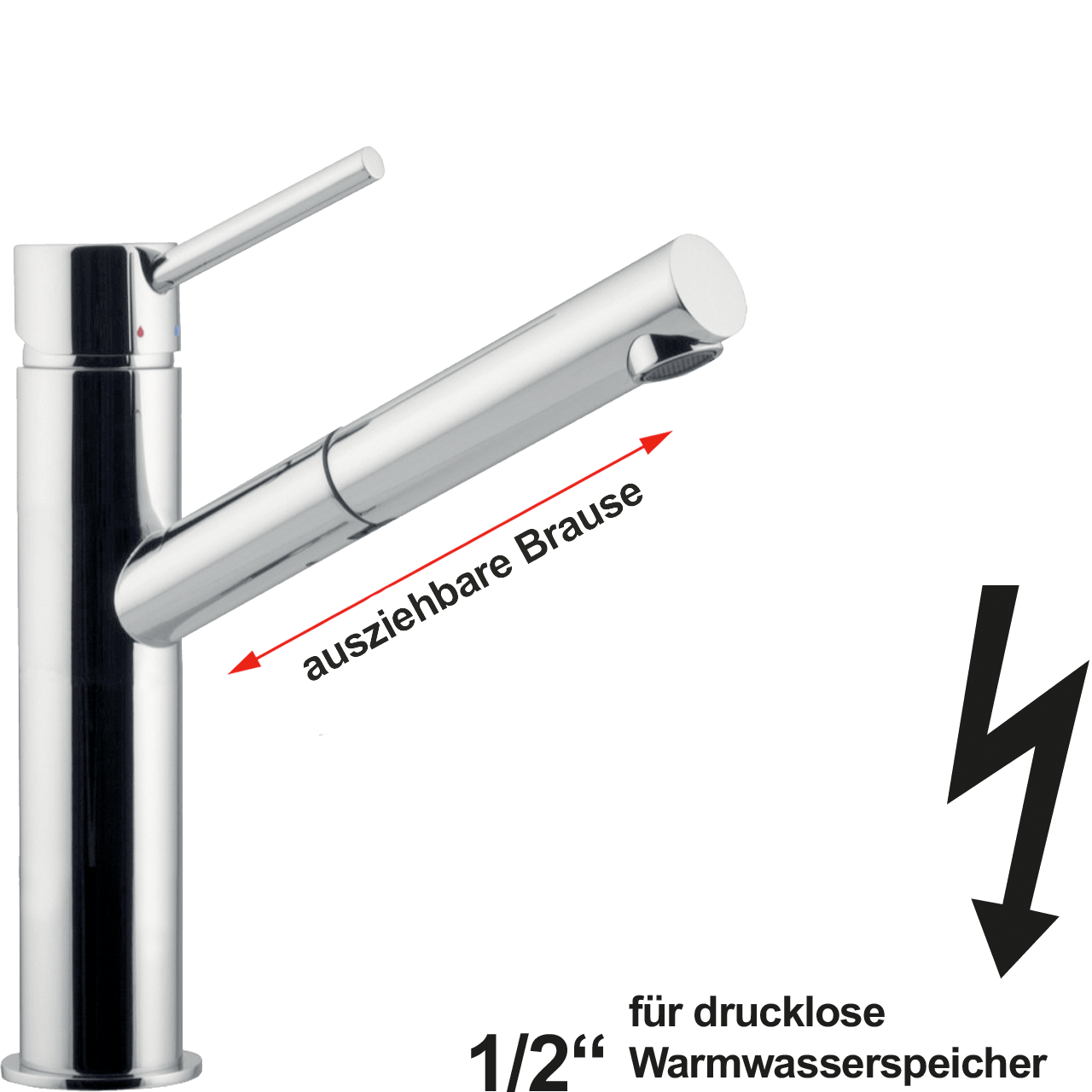 alix Spültischbatterie 1/2" ND