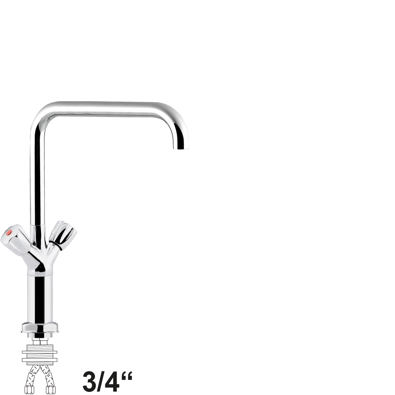 chief Säulenbatterie 3/4"