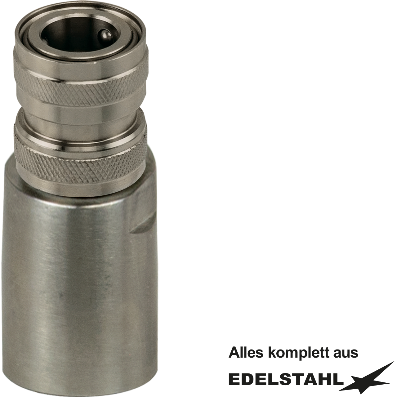 Verschraubung mit Kupplung V2A