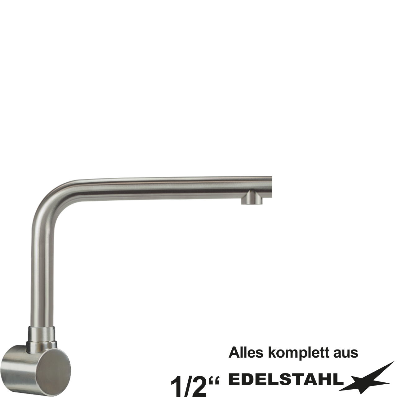 pro Wand-Rohrauslauf oben 1/2"