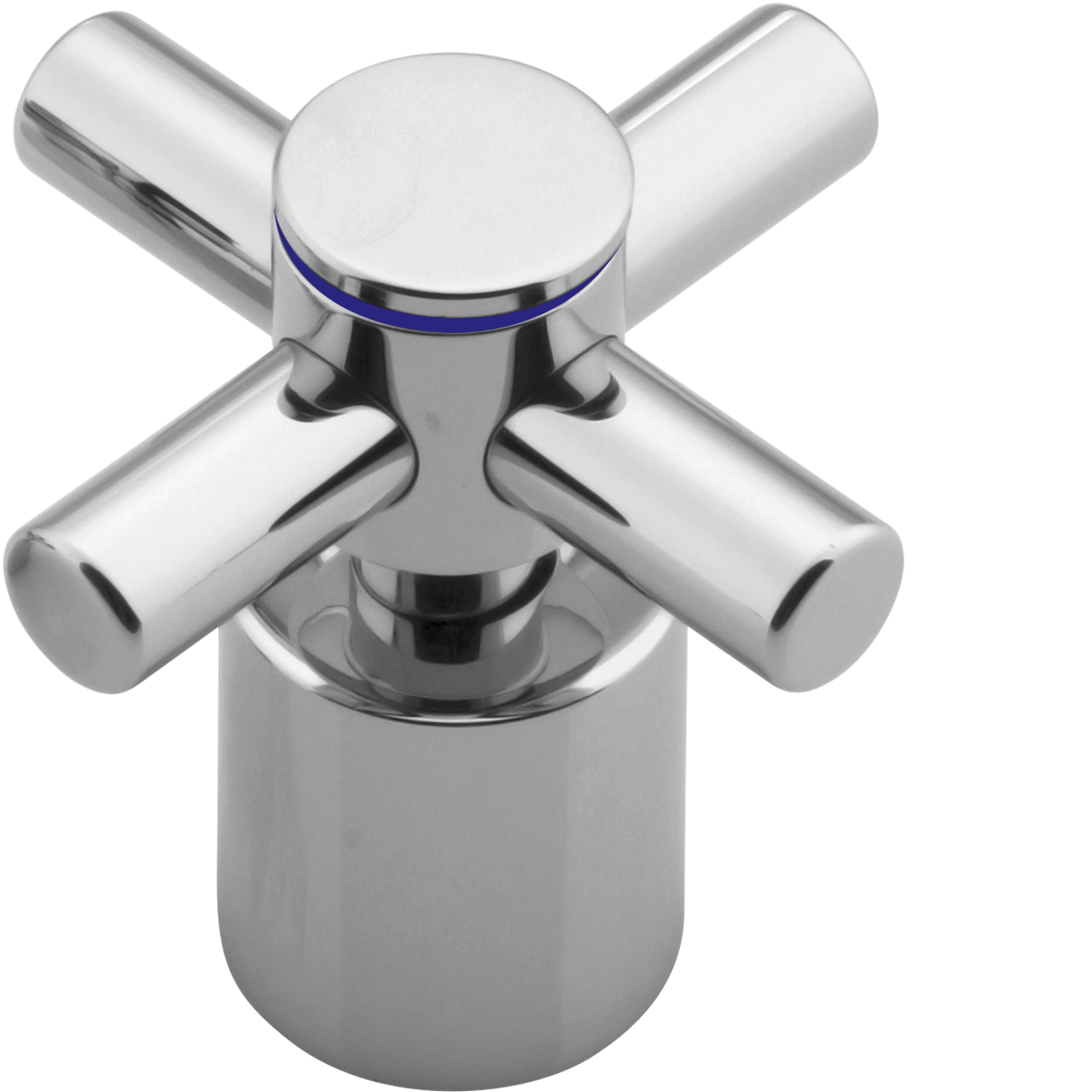 fly Flügelgriff Messing verchromt