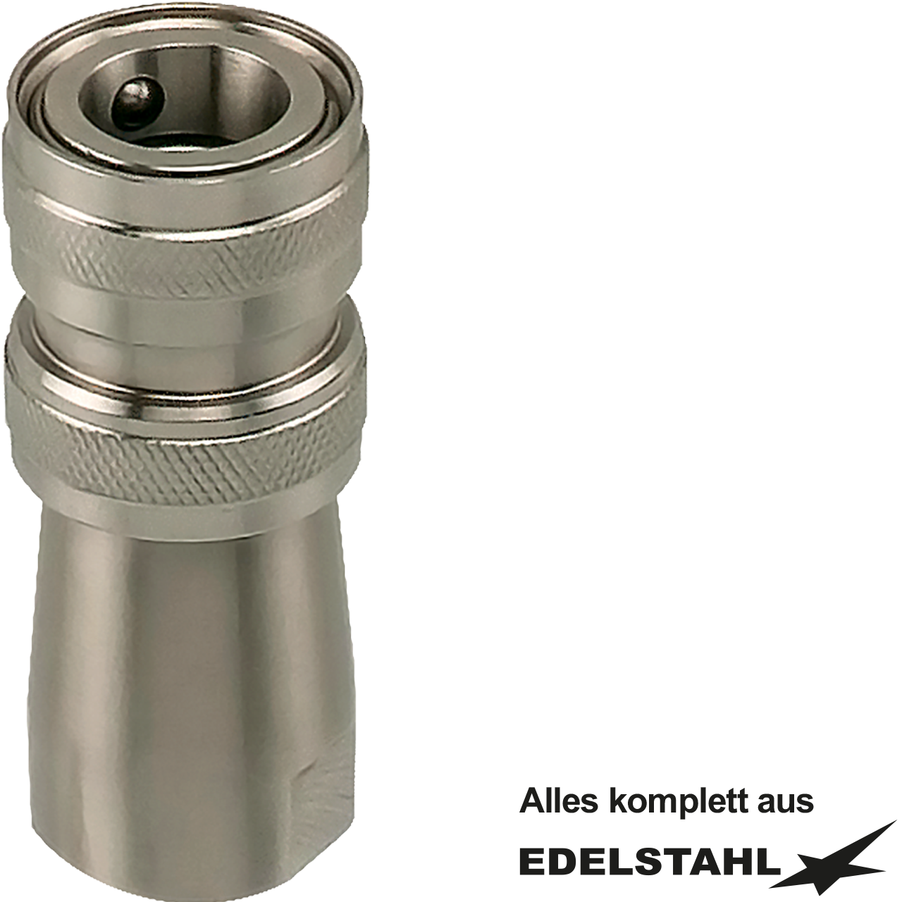 Verschraubung mit Kupplung V2A