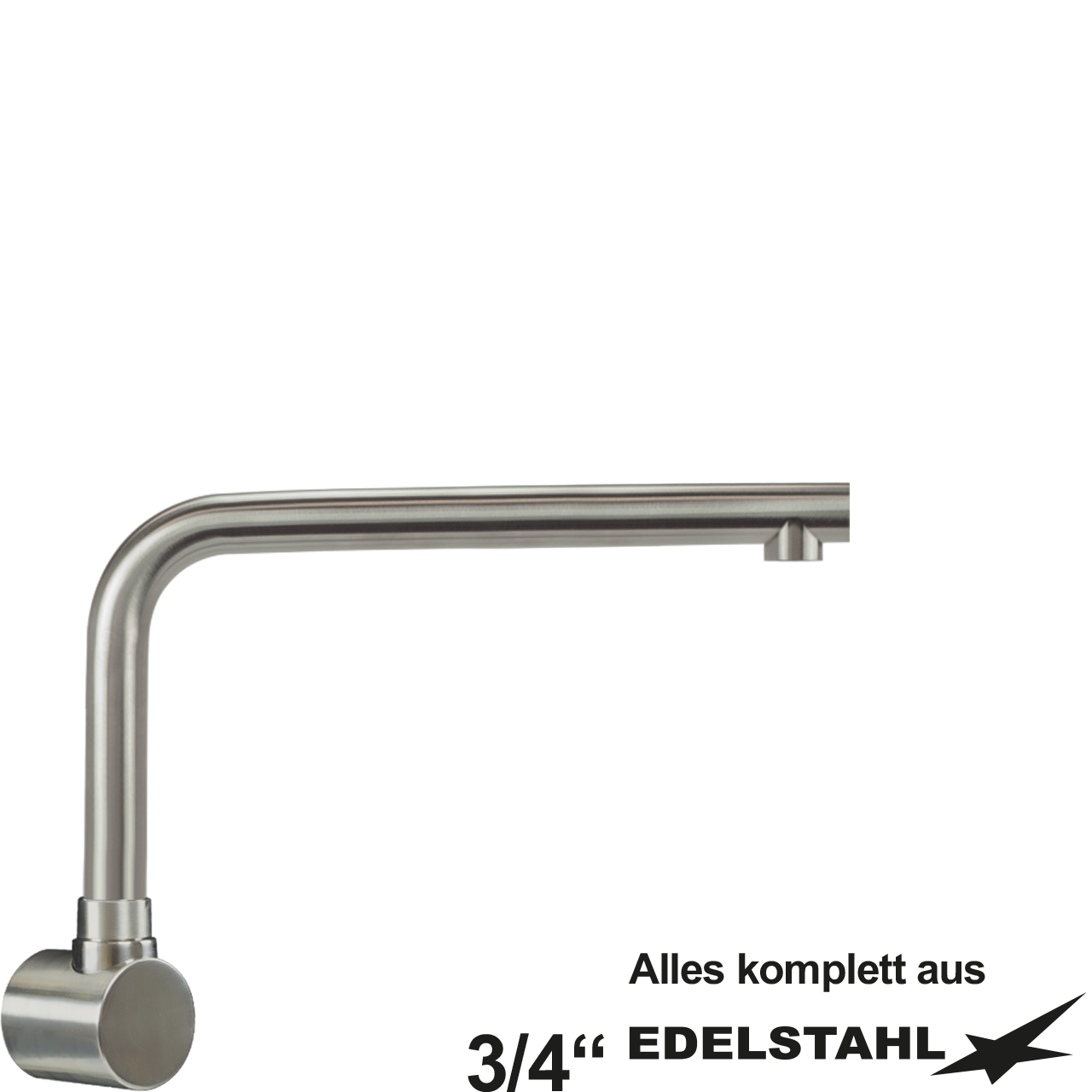 pro Wand-Rohrauslauf oben 3/4"