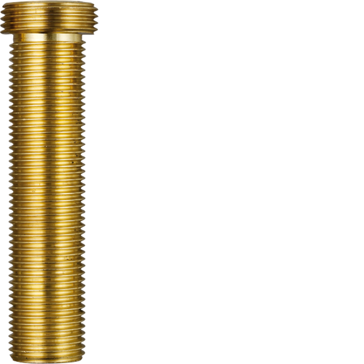 Gewindestutzen mit 3/4" AG x 1/2 AG Einschraubgewinde flachdichtend MS