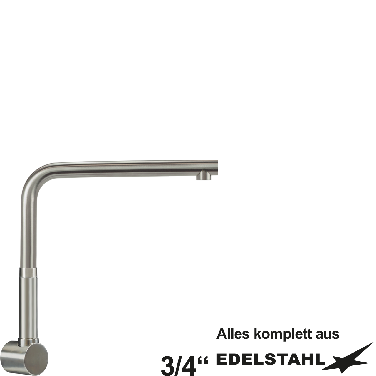 pro Wand-Rohrauslauf oben 3/4"