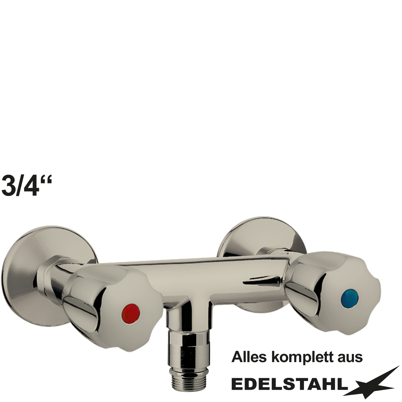 classic Wandbatterie 3/4"