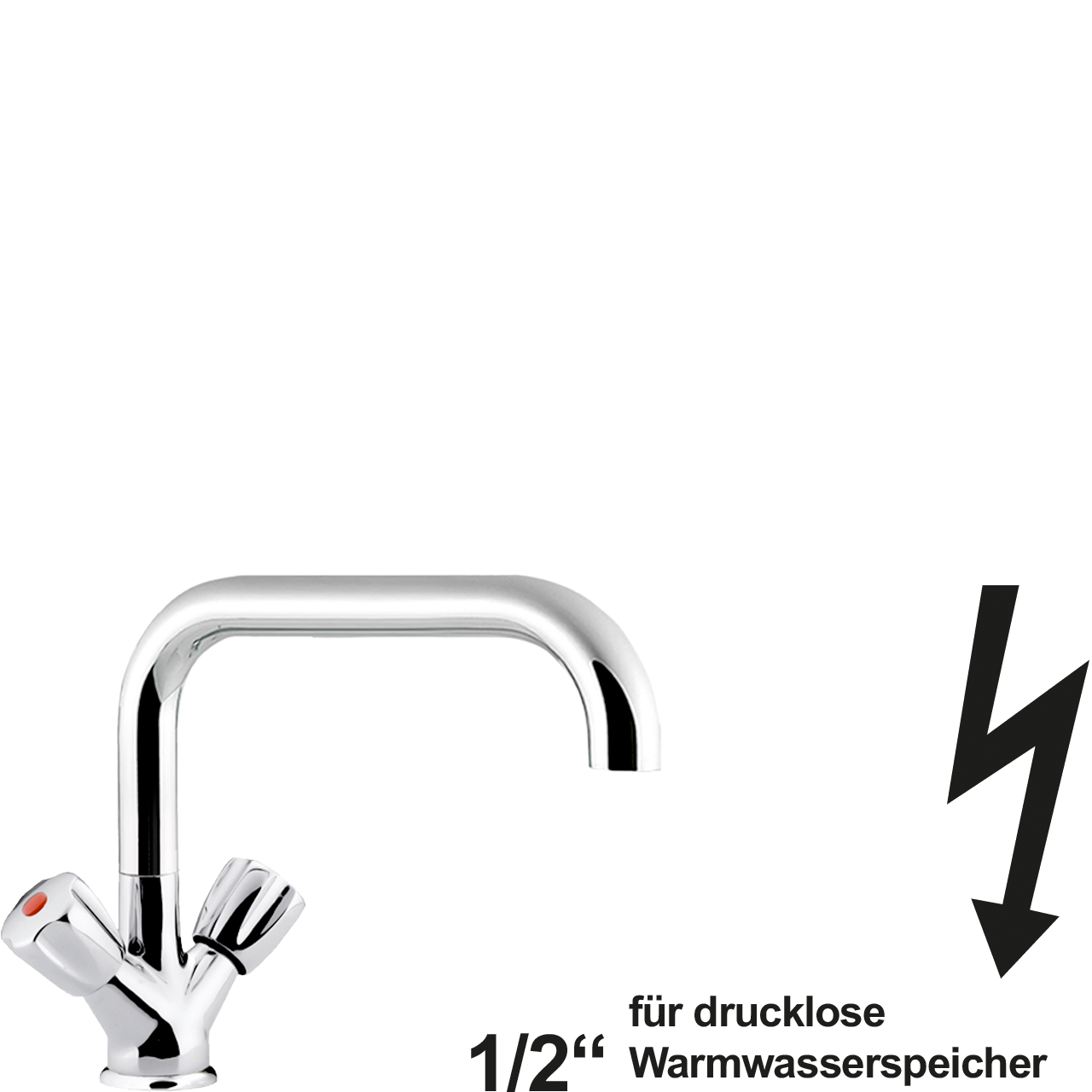 profi Einlochbatterie 1/2" ND